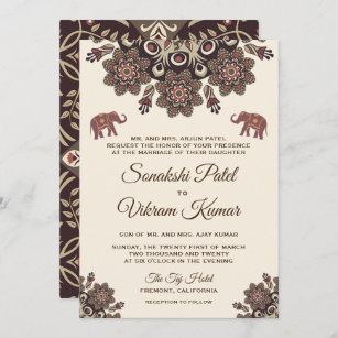 Mehndi Invitations Zazzle Au