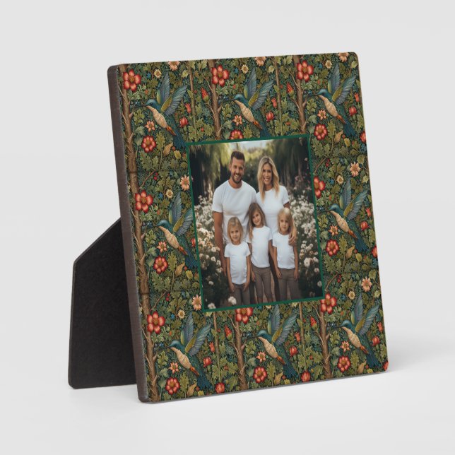 Elegant vintage hummingbird art bohemian chic plaque (Front)