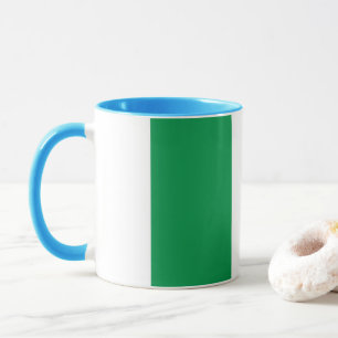 Elegant Vintage Italian Flag Covered Ceramic Mug