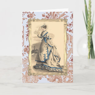 Elegant Vintage Lady Card