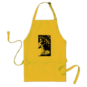 Elegant Vintage Lady with Mask Standard Apron