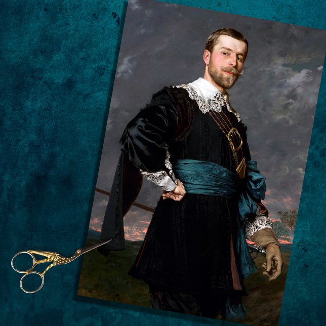 Elegant Vintage Man Tissue Paper (Creator Uploaded)