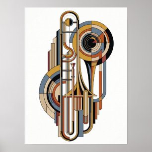 Elegant Vintage Modern Jazz Poster