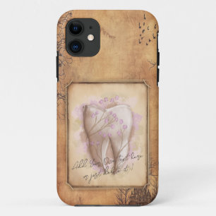 Elegant Vintage Old Fashioned Dental Gift iPhone 11 Case