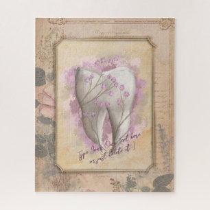 Elegant Vintage Old Fashioned Dental Gift Jigsaw Puzzle