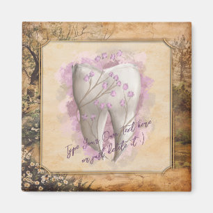Elegant Vintage Old Fashioned Dental Gift Magnet