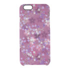 Elegant Vintage Oriental Purple Floral Pattern