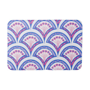 Elegant Vintage Ornamental Artwork Bath Mat
