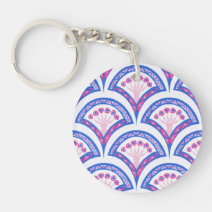 Elegant Vintage Ornamental Artwork Key Ring