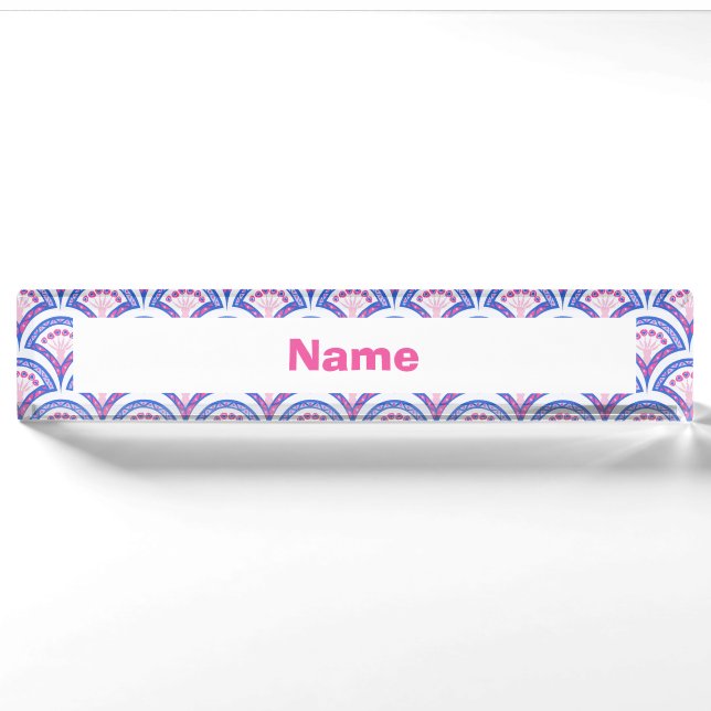 Elegant Vintage Ornamental Artwork Nameplate (Front)