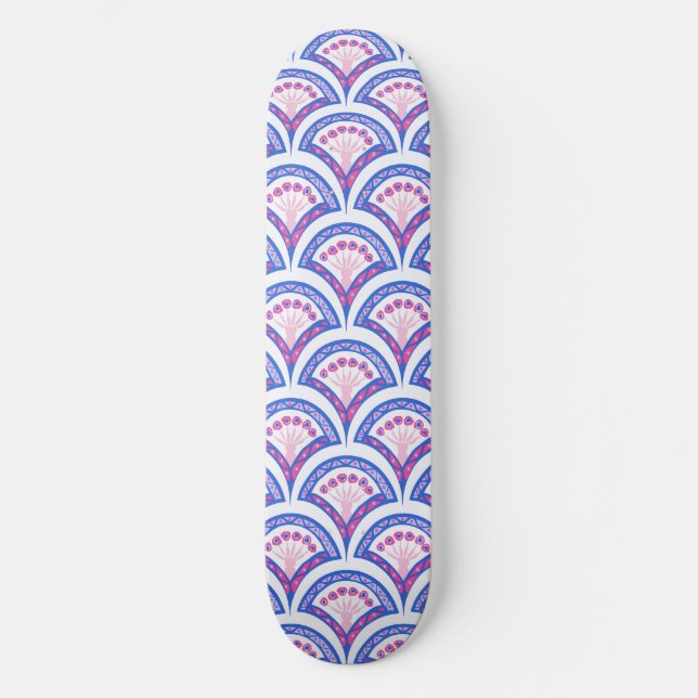 Elegant Vintage Ornamental Artwork Skateboard (Front)