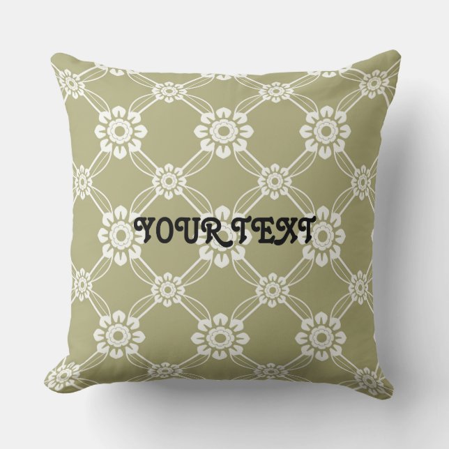 Elegant Vintage Pattern Cushion (Front)
