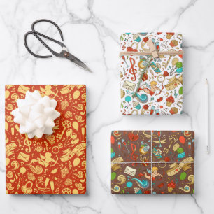 Elegant Vintage Pattern Wrapping Paper Sheet