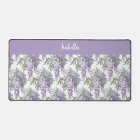 Elegant Vintage Personalised Purple Wisteria