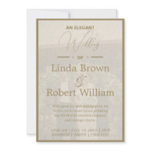 Elegant Vintage Photo [Editable] wedding 