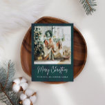 Elegant Vintage Plaid Photo Christmas Holiday Card<br><div class="desc">Elegant Vintage Plaid Photo Christmas Holiday Card</div>