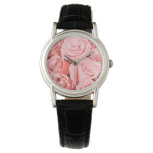 Elegant Vintage Roses Floral Women's Watch