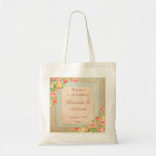 Elegant Vintage Roses Welcome Tote Bag
