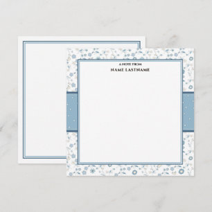 Elegant Vintage Shabby Chic Floral I Thank You Card
