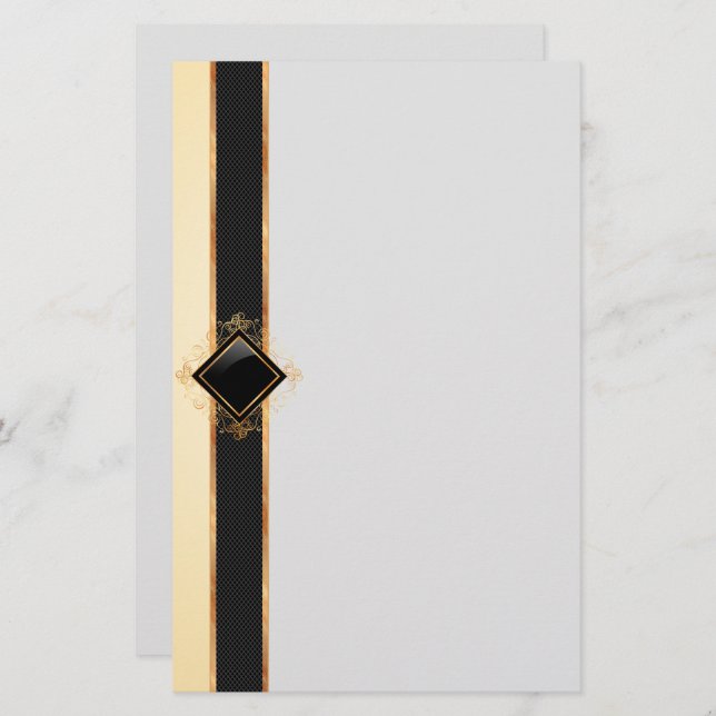 Elegant vintage Stationery Paper (Front/Back)