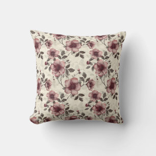 Elegant Vintage Stylish Romantic Floral Chic Cushion