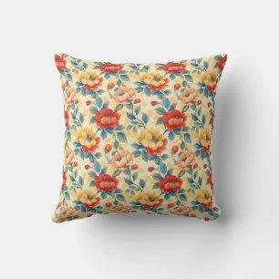 Elegant Vintage Stylish Romantic Floral Chic Cushion