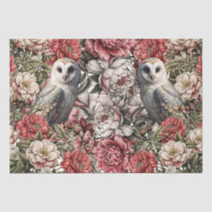 Elegant Vintage Victorian Rustic Floral Decoupage Tissue Paper