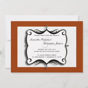 Elegant Vintage Wedding Invite