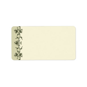 Elegant Vintage Wedding Label