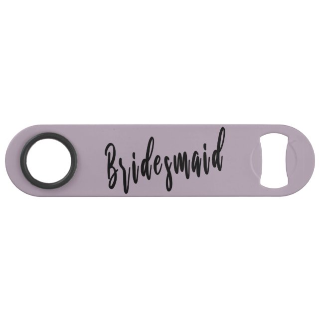 Elegant violet & black bridesmaid (Front (Horizontal))