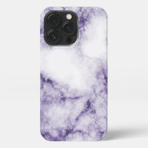 Elegant Violet Crystal Marble iPhone 13 Pro Case