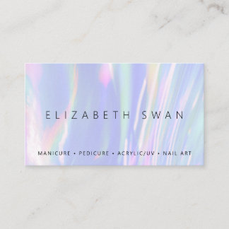 Elegant Violet Pastel Business Card