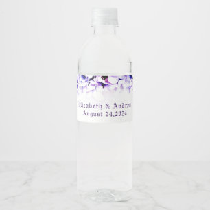 Elegant Violets Food and Beverage Label Set