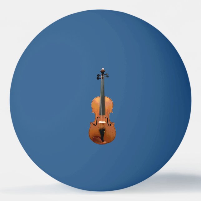 Elegant Violin Ping Pong Ball (Front)