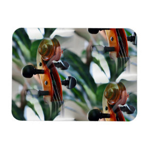 Elegant Violin Scroll Magnet