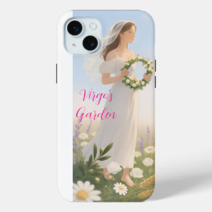 Elegant Virgo Star Sign Artwork Birthday Gift iPhone 15 Mini Case