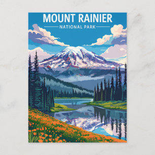 Elegant Washington DC Vintage watercolor Postcard