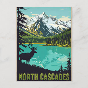 Elegant Washington DC Vintage watercolor Postcard