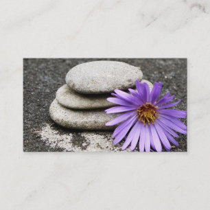 Elegant Water Color Logo Zen Yoga Healing Health B Business Card
