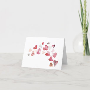 Elegant Watercolor a little sweetheart  is on the  Thank You Card