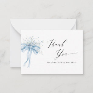 Elegant Watercolor Baby in bloom wildflowers Baby Card