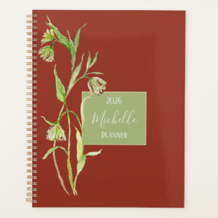 Elegant Watercolor Botanical Planner