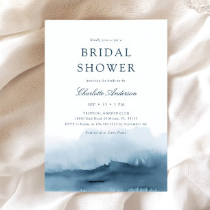 Elegant Watercolor Bridal Shower Invitation
