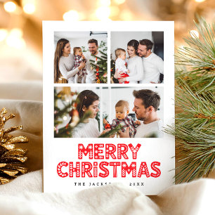 Elegant Watercolor Christmas Tree Holiday Postcard