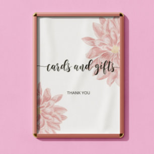 Elegant Watercolor Chrysanthemum  cards and gifts Poster