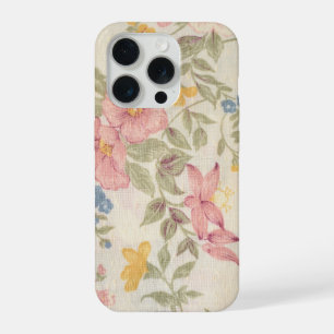 Elegant Watercolor Custom Floral Photo iPhone 15 Pro Case