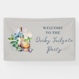 Elegant Watercolor Derby Party Banner