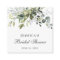 Elegant Watercolor Eucalyptus Bridal Shower Paper