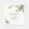Elegant Watercolor Eucalyptus Wedding Paper