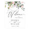 Elegant Watercolor Eucalyptus Wedding Welcome